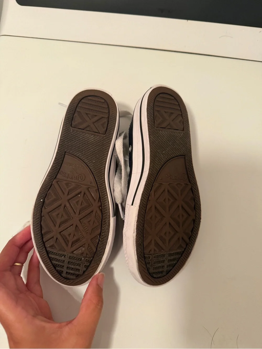 Converse Kids Black and White Canvas Low-Top Sneakers